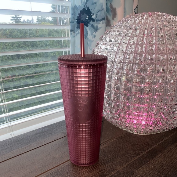 Starbucks Pink Jelly Grid Soft Touch Tumbler Venti 2023 - Picture 8 of 15